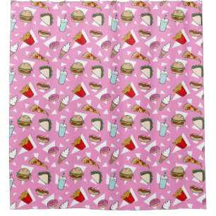 Fast Food Shower Curtain