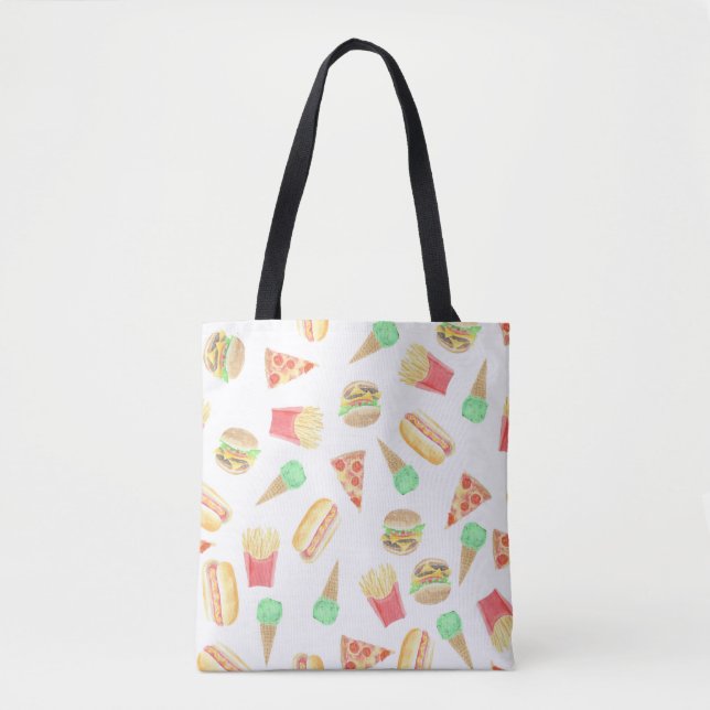 Fast Food Tote Bag (Front)