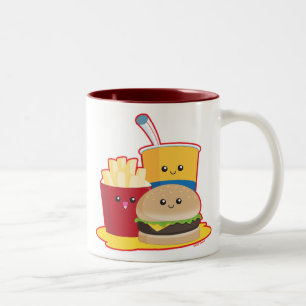 Fast Food Two-Tone Coffee Mug