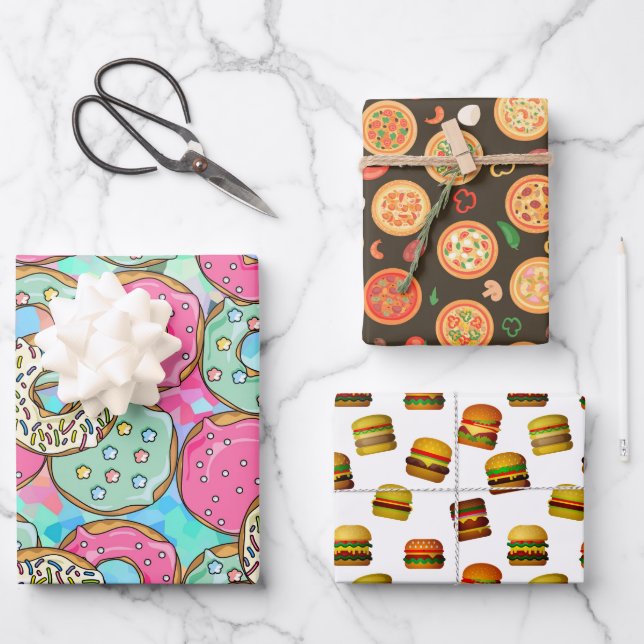 Fast Food Wrapping Paper Sheet (Front)