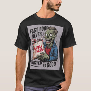 Fast Food Zombie” T-Shirt