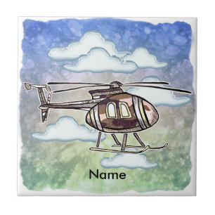 Fast Helicopter  Ceramic Tile