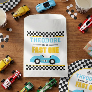 Fast One Race Car 1st Birthday Party Favour Bag