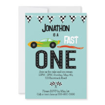 Fast ONE racecar themed 1st birthday party