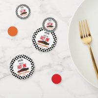 Fast One Red Flame Race Car 1st Birthday Party