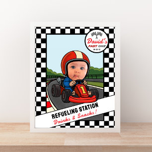 Fast ONE Refueling Station - Drinks and Snacks Poster