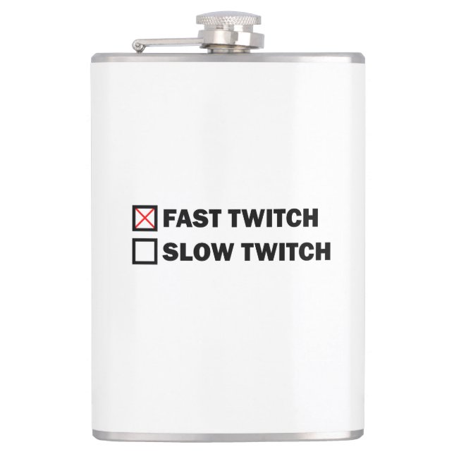 Fast Twitch Hip Flask (Front)
