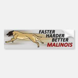 Faster, Harder, Better Bumper Sticker