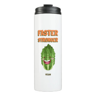 Faster Stronger Vegan  Thermal Tumbler