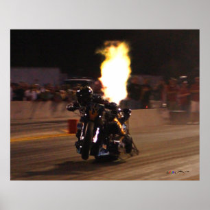 Fastest Drag Bike On The Planet 250.97 MPH_MG8565 Poster