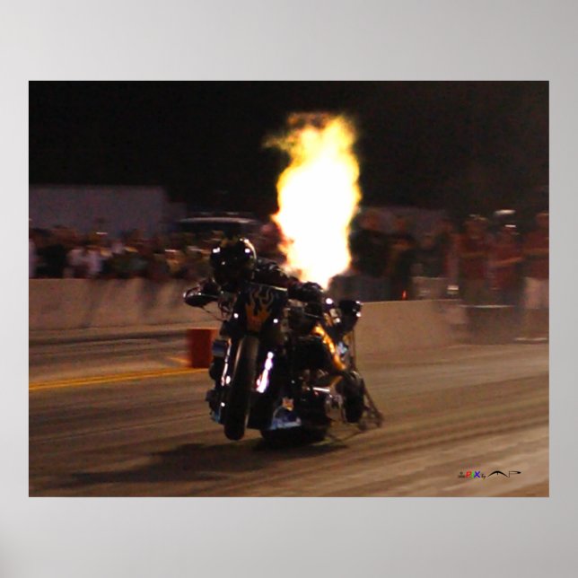 Fastest Drag Bike On The Planet 250.97 MPH_MG8565 Poster (Front)