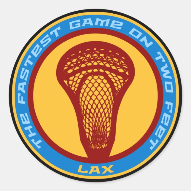 Fastest Game Classic Round Sticker (Front)