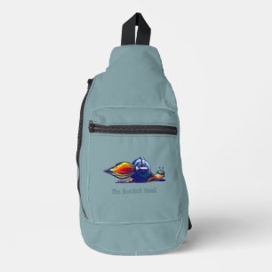 Fastest Rocket Snail in the Universe Sling Bag