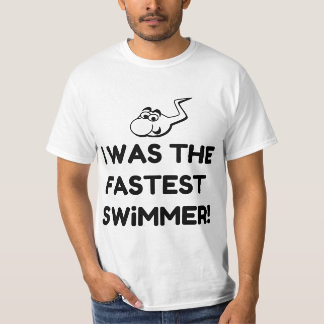 Fastest Swimmer DNA T-Shirt (Front)