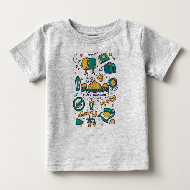 fasting mode of ramadan on baby T-Shirt (Front)