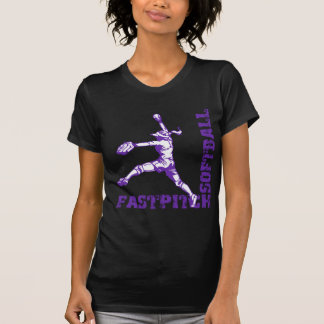 Fastpitch Corner, purple T-Shirt