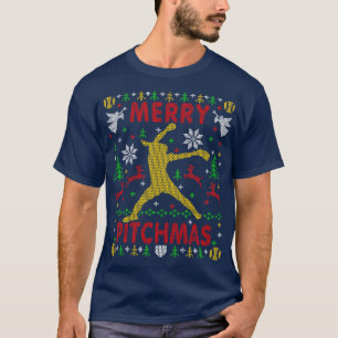 Fastpitch Pitcher Softball Ugly Christmas Sweater