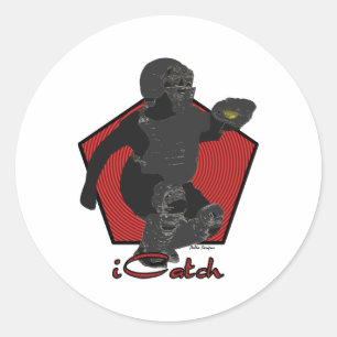 Fastpitch Softball Catcher Sticker