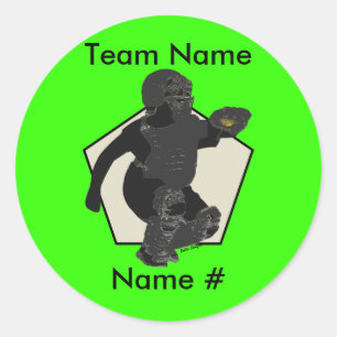 Fastpitch Softball Catcher Sticker