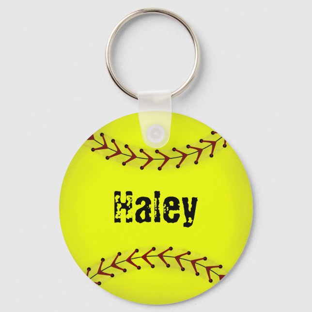 Fastpitch Softball Fashion Keychain (Front)