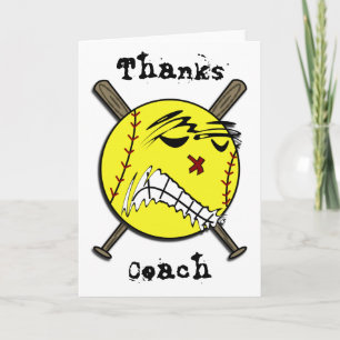 Fastpitch Softball Greeting or Note Card