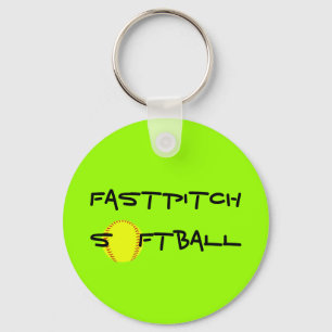 Fastpitch Softball Key Chain