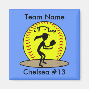 Fastpitch Softball Magnet