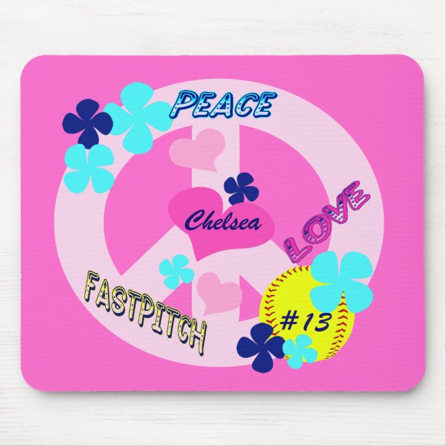 Fastpitch Softball Mousepad (Front)