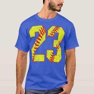 Fastpitch Softball Number 23 23 Softball  Jersey U T-Shirt