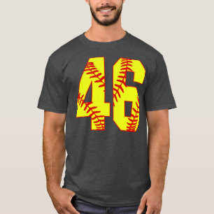 Fastpitch Softball Number Softball Jersey Uniform T-Shirt