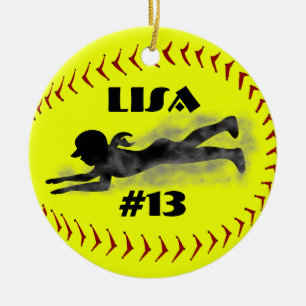 Fastpitch Softball Ornament