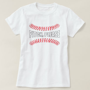 Fastpitch Softball "Pitch, Please" Funny Softball T-Shirt