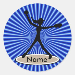 Fastpitch Softball Pitcher Sticker