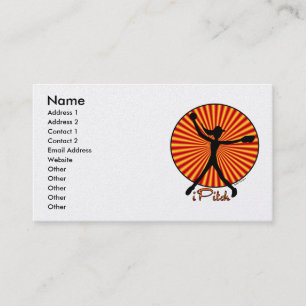 Fastpitch Softball Pitcher's Trading Card