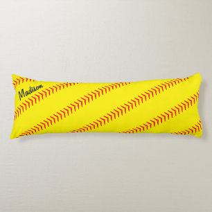 Fastpitch Softball Player Custom Name/Text Sports Body Cushion