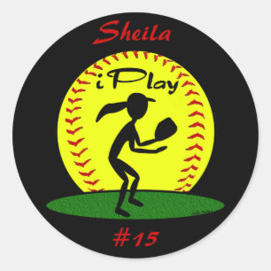 Fastpitch Softball Stickers