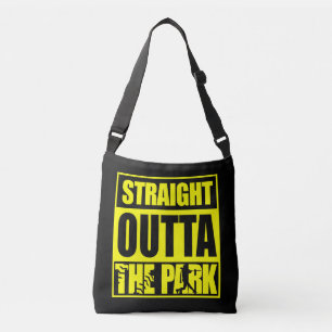 Fastpitch Softball Straight Outta The Park Crossbody Bag
