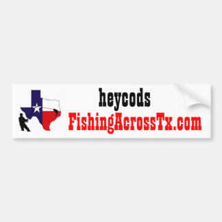 fat%20logo%20#001_AZ, FishingAcrossTx.com, heycods Bumper Sticker