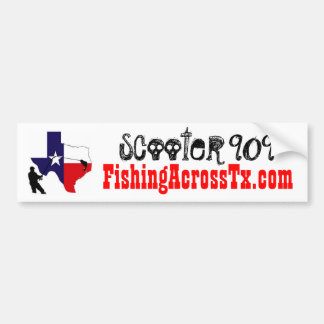 fat%20logo%20#001_AZ, FishingAcrossTx.com, scoo... Bumper Sticker