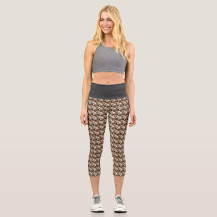 Fat And Sassy Coffee Time Capri Leggings