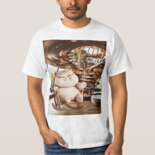 Fat And Sassy Coffee Time T-Shirt