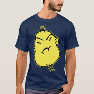 Fat Asian Gangster Dude with mean face Doodle T-Shirt