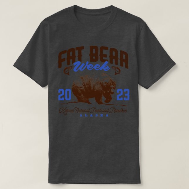 Fat Bear Week 2023 T-Shirt (Design Front)