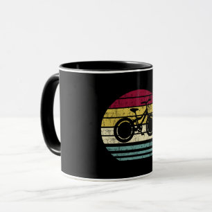 Fat Bike fat tires Cruiser Retro Vintage Silhouett Mug