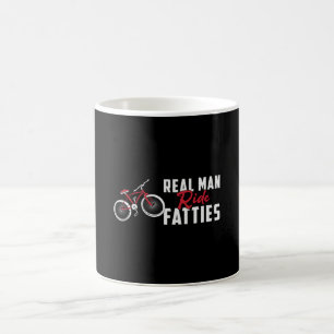 Fat Bike Real Man Ride Fatties Biker Biking Funny Coffee Mug