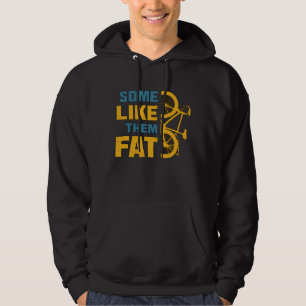 Fat Bike Some Like Them Fat Mountain Biker Biking Hoodie