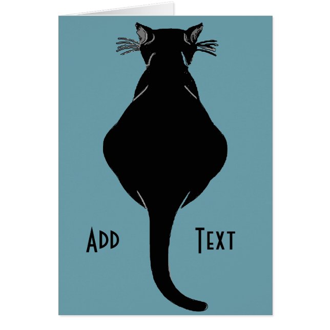 Fat Black Cat Back (Front)