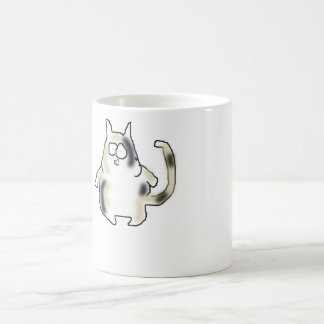 Fat Bowlegged Cat Coffee Mug