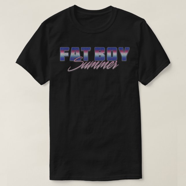FAT BOY Summer  T-Shirt (Design Front)