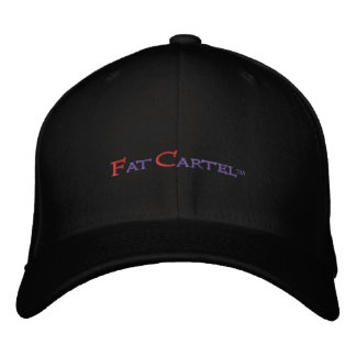 Fat Cartel embroidered cap. (Black) Hat